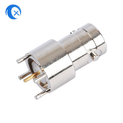 6GHZ सीएनसी मशीन हार्डवेयर 1.5V BNC RF केबल कनेक्टर 50 ओम प्रतिबाधा