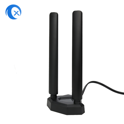 वाईफाई 6ई त्रि बैंड एंटीना 6GHz 5GHz 2.4GHz गेमिंग वाईफाई एंटीना पीसी कंप्यूटर के लिए चुंबकीय आधार