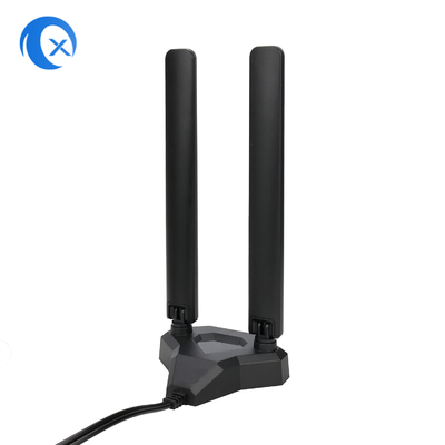 वाईफाई 6ई त्रि बैंड एंटीना 6GHz 5GHz 2.4GHz गेमिंग वाईफाई एंटीना पीसी कंप्यूटर के लिए चुंबकीय आधार
