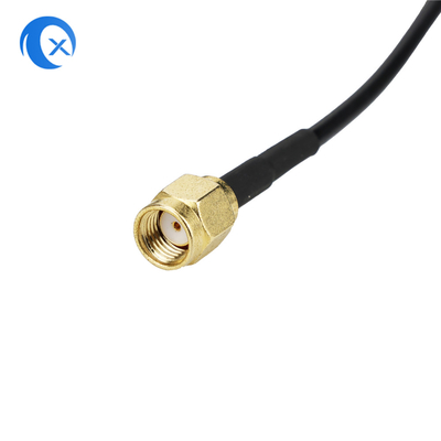 806-960MHz / 1710-2690MHz 4G LTE चुंबकीय माउंट एंटीना के साथ LMR195 केबल SMA कनेक्टर
