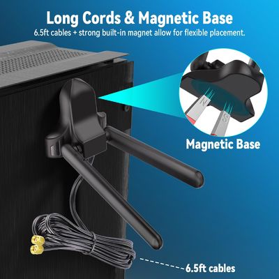 2.4GHz 5GHz 6GHz चुंबकीय बेस वाईफाई एंटीना