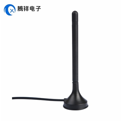 698-960MHz/1710-2700MHz 3dBi वायरलेस 4G/LTE एंटीना SMA पुरुष कनेक्टर आरजी 174 केबल के साथ चुंबकीय माउंट