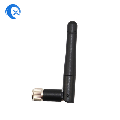 ओमनी दिशात्मक बाहरी घुमावदार वाईफाई एंटेना 2.4GHz SMA पुरुष कनेक्टर के साथ 2dBi एंटेना