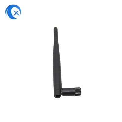 2.4G 5.8g हाई गेन 5dBi ड्यूल-बैंड एंटीना फोल्डेबल एक्सटर्नल वाईफाई एंटीना रबर एंटीना SMA के साथ राउटर के लिए पुरुष