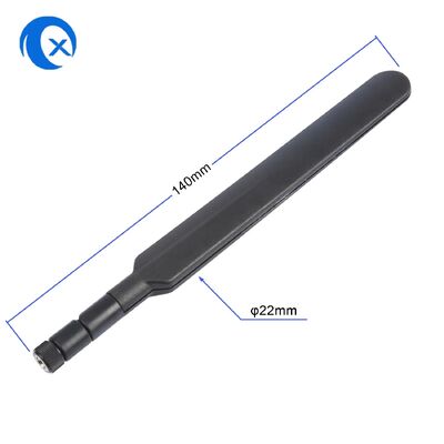 सर्वदिशात्मक इनडोर डिजिटल टीवी रबर डक एंटीना RP-SMA पुरुष के साथ