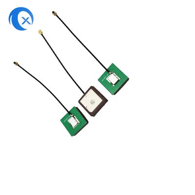 22dBi उच्च लाभ अंतर्निहित सक्रिय GPS सिरेमिक एंटेना जिसमें Ipex कनेक्टर है