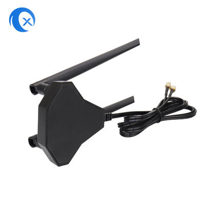 RoHS 2.4 5.8GHz डुअल बैंड मैग्नेटिक बेस एंटीना 5dBi