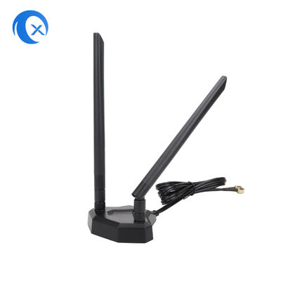 RoHS 2.4 5.8GHz डुअल बैंड मैग्नेटिक बेस एंटीना 5dBi