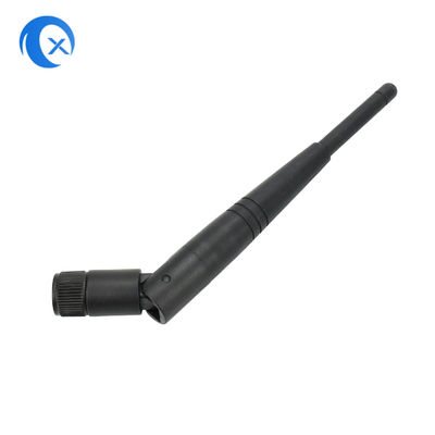 2.4G 3dBi रबर डक RP SMA कनेक्टर ओमनी डायरेक्शनल वाईफाई एंटीना