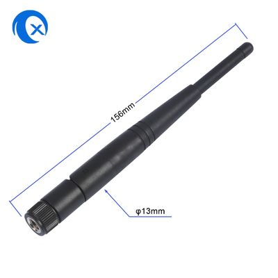 2.4G 3dBi रबर डक RP SMA कनेक्टर ओमनी डायरेक्शनल वाईफाई एंटीना