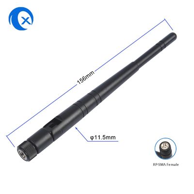 2.4GHz इंडोर ओमनी वाईफाई एंटीना 3dBi कुंडा RP SMA कनेक्टर के साथ