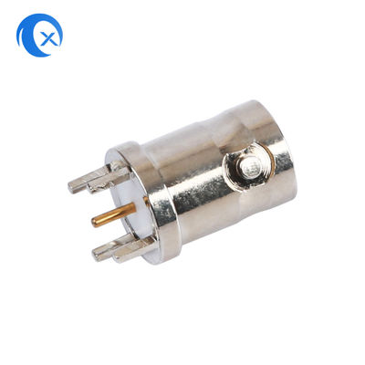 6GHZ सीएनसी मशीन हार्डवेयर 1.5V BNC RF केबल कनेक्टर 50 ओम प्रतिबाधा